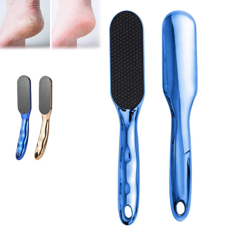 EOIRULA Veinsgrain Foot File  Nano Glass Foot File  Hard Skin Remover Nano-Glass Foot File  Veins Grain Foot File  Professional Foot Care Tools  Pedicure Tool for Smooth Feet (Blue) - Image 1